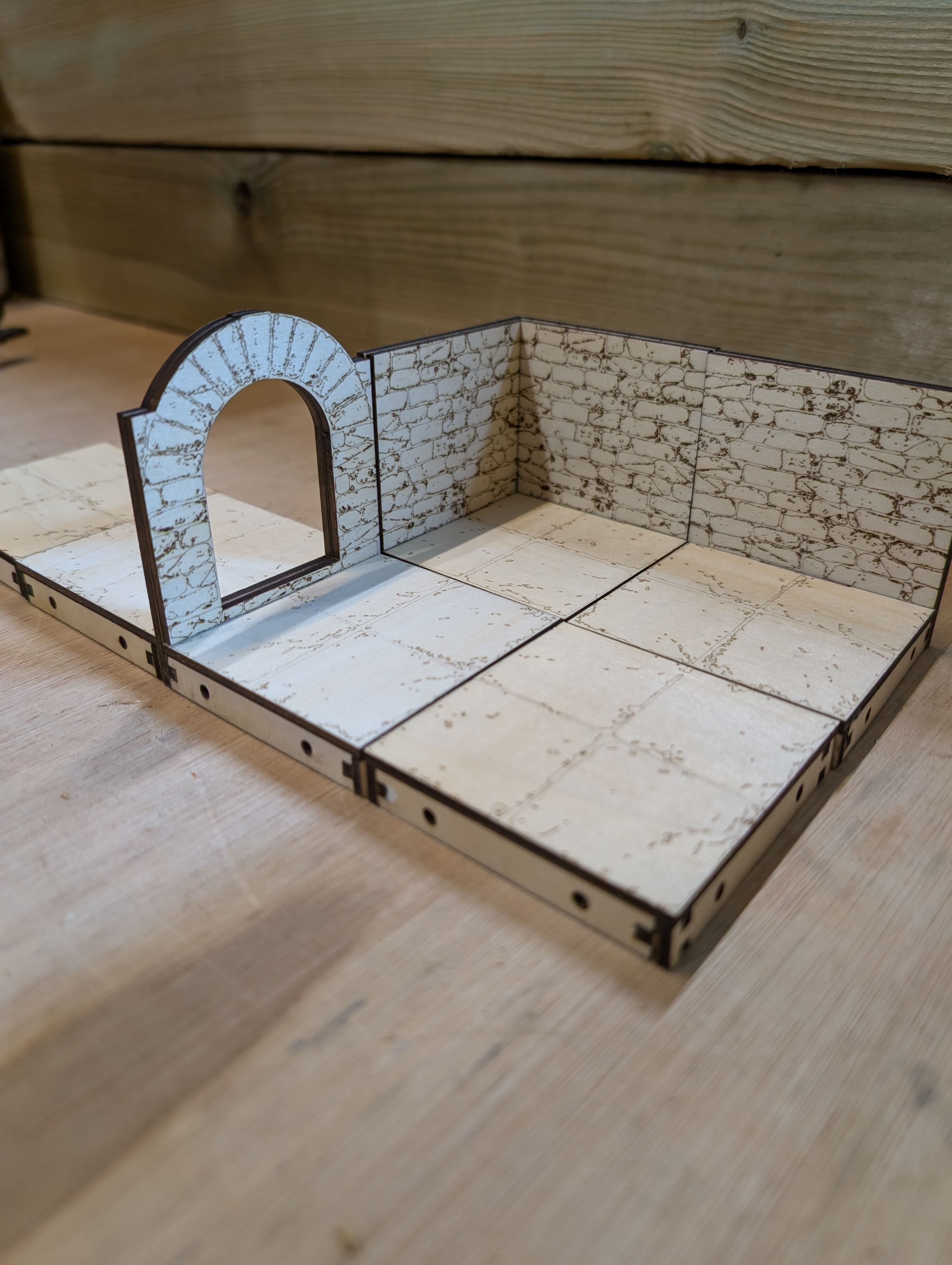 D&D dungeon room tile set