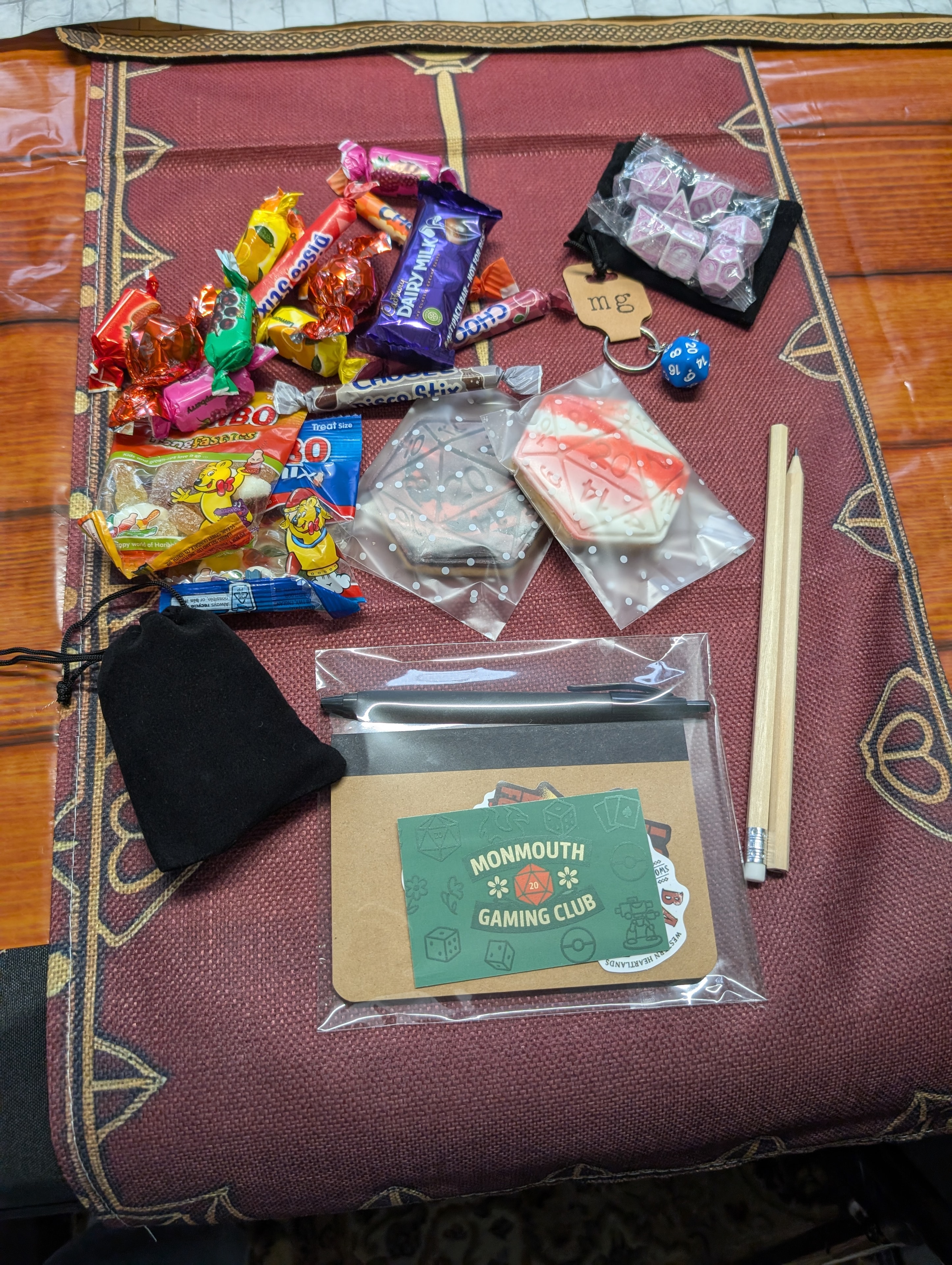 Monmouth Gaming goodie bag bundle